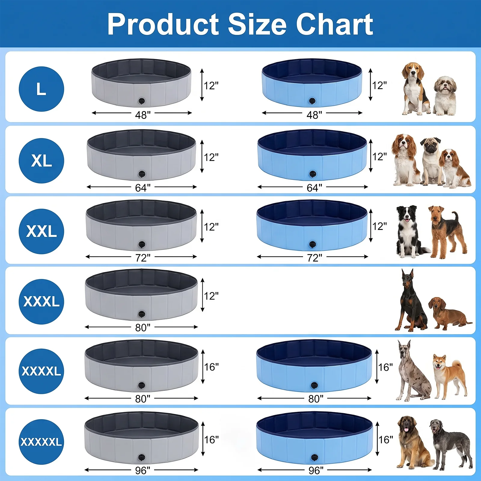 Foldable Dog Pool – drain plug detail